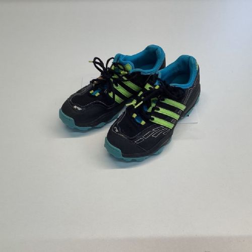 Black/Blue Adidas Hockey Shoes - Size 6
